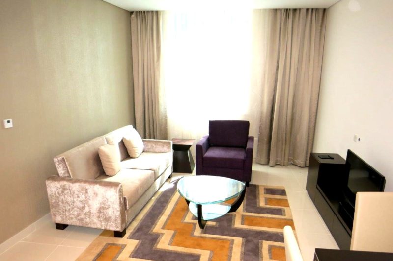 Меблированные апартаменты с 1 спальней в районе Бизнес-Бэй (Дубай)