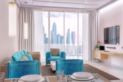 Seven Palm 2-спальные меблированные апартаменты в The Palm Jumeirah