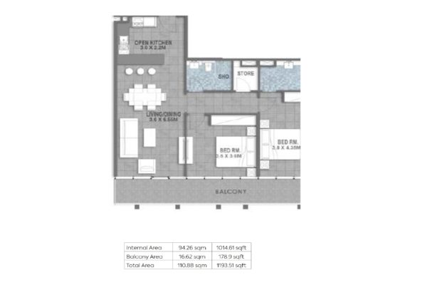 Готовые апартаменты с 2 спальнями и гостиной с рассрочкой на 4 года | Jumeirah Village Circle