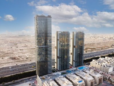 Готовые апартаменты с 2 спальнями и гостиной с рассрочкой в Bloom Towers | Jumeirah Village Circle