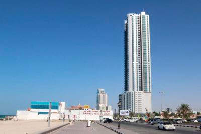 (RU) Квартира с 1 спальней и гостиной (вторичное жилье) Corniche Tower (вид на город)| Ajman