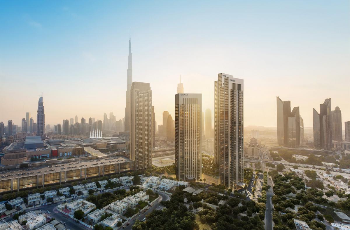 Апартаменты с гостиной и 1 спальней в DOWNTOWN Views II | Дубай