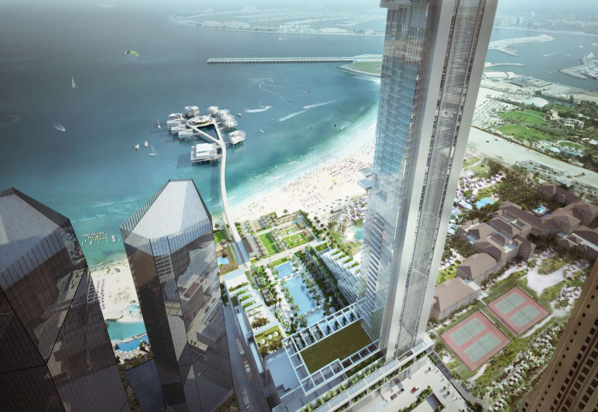 (RU) 3х спальные апартаменты класса люкс на берегу моря Five JBR | Дубай